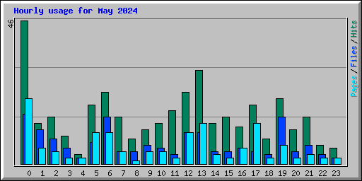 Hourly usage for May 2024